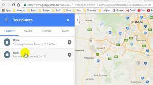 how to change home on google maps