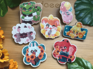 How Do I Turn Vograce Stickers Into Custom Wooden Pins?