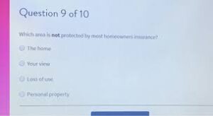 Which Area Is Not Protected By Most Homeowners Insurance?