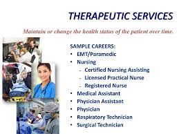 what is theraputic services in healthcare