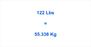 Learn More about 122lbs to kg