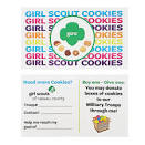 girl scout cookie business cards