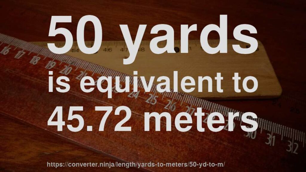 50 metres in yards