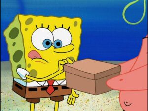 spongebob box