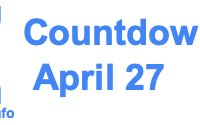 How many seconds until april 27